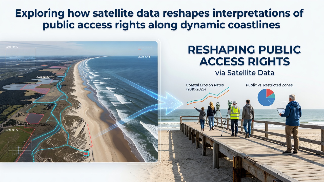 Exploring How Satellite Data Reshapes Interpretations of Public Access Rights Along Dynamic Coastlines